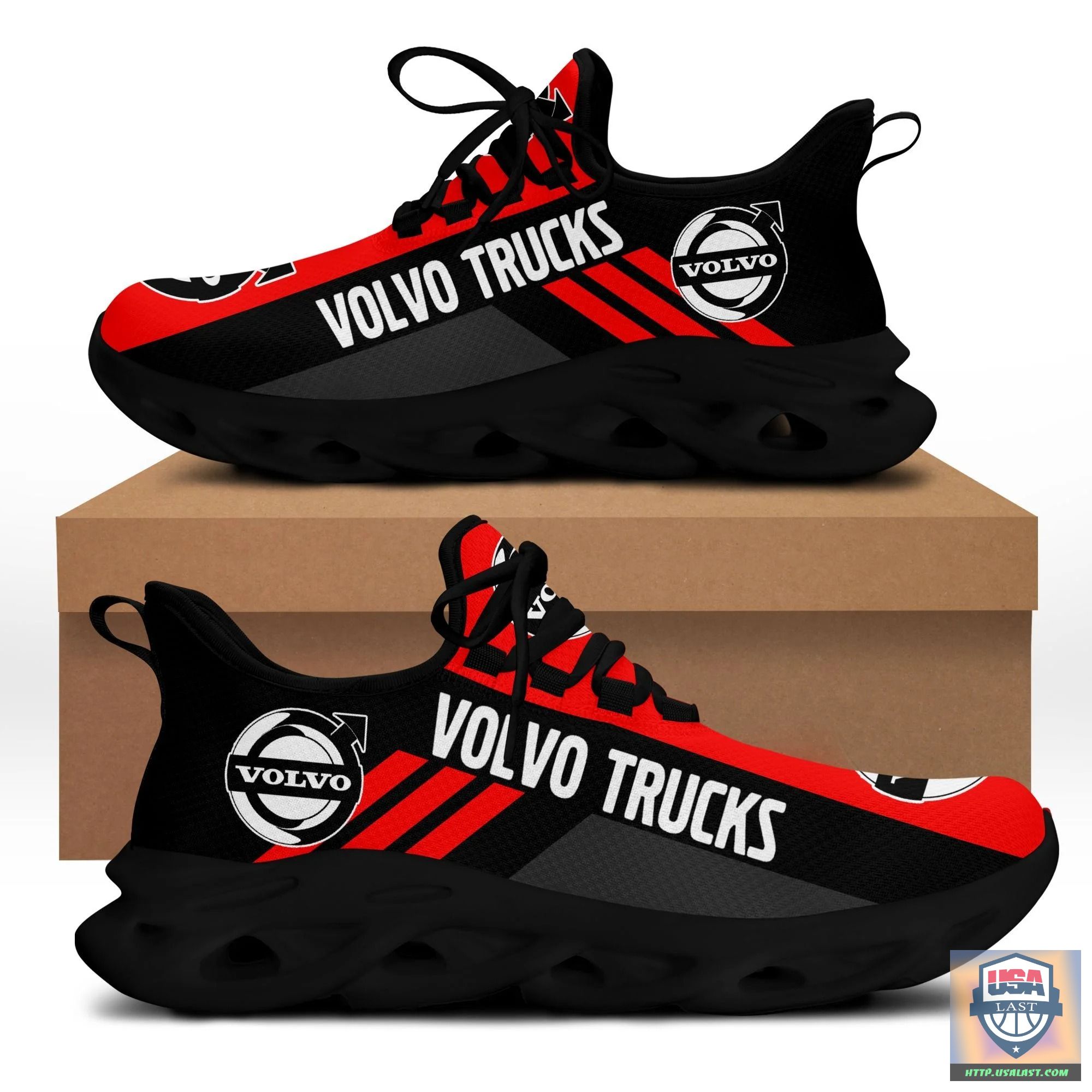 Volvo Truck Red Running Shoes – Usalast