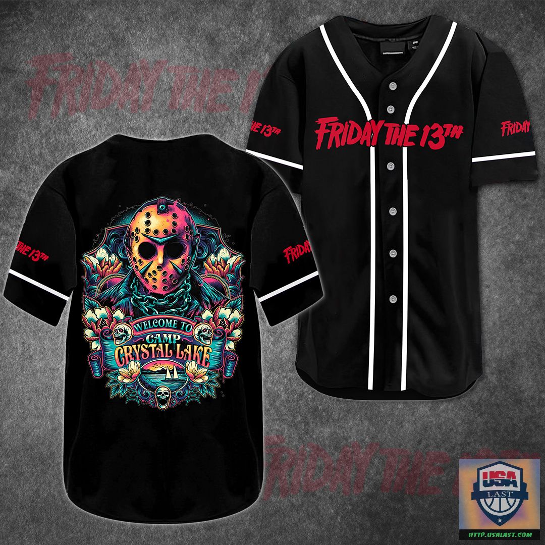 Friday The 13th Welcome To Crystal Lake Baseball Jersey – Usalast
