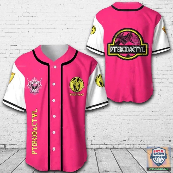 Pterodactyl Mighty Morphin Power Rangers Baseball Jersey Shirt – Usalast