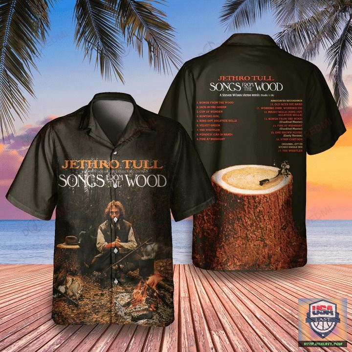 Jethro Tull Songs from the Wood Album Hawaiian Shirt | Usalast