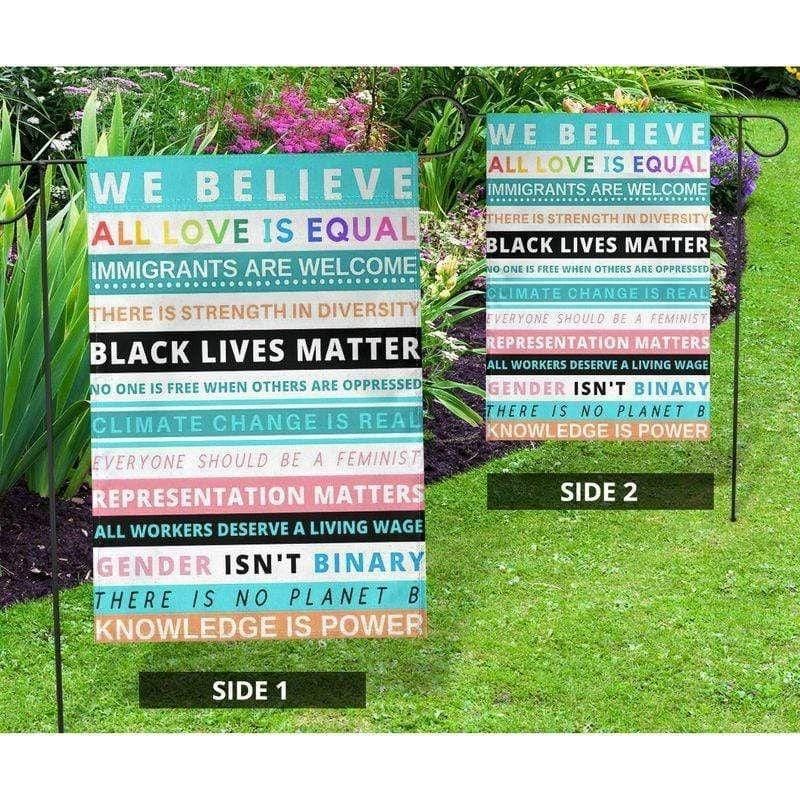 LGBT We Believe All Love Is Equal House Flag Garden Flag – Hothot
