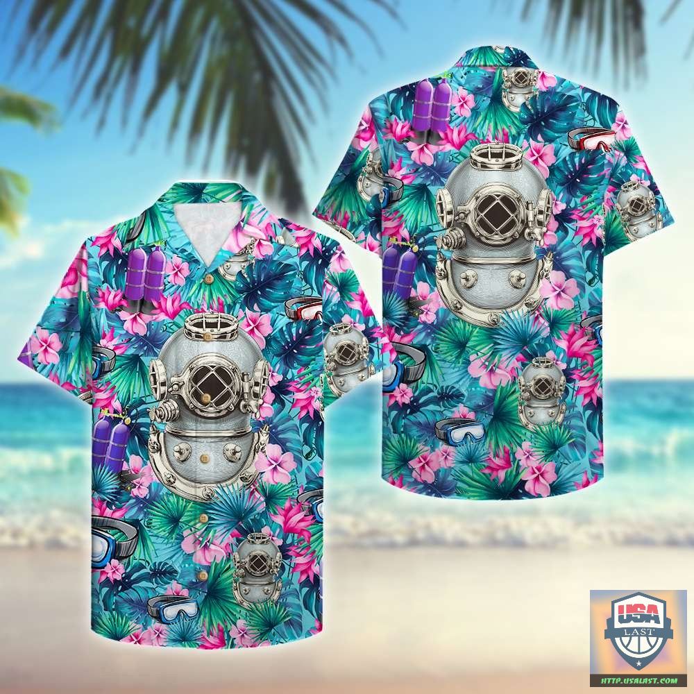 Scuba Diving Aloha Hawaiian Shirt – Usalast