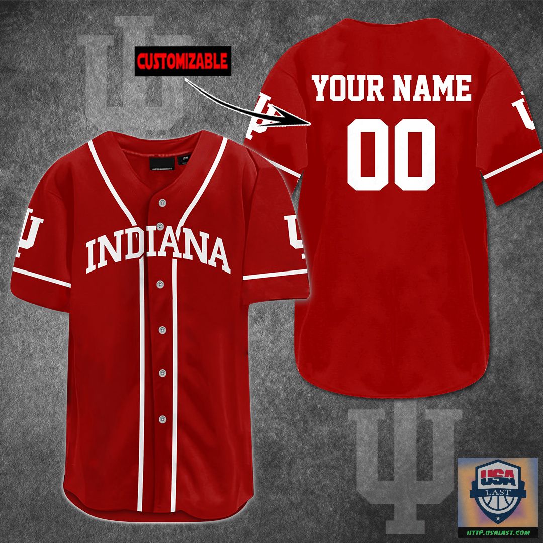 Indiana Hoosiers Men’s Basketball Personalized baseball jersey – Usalast