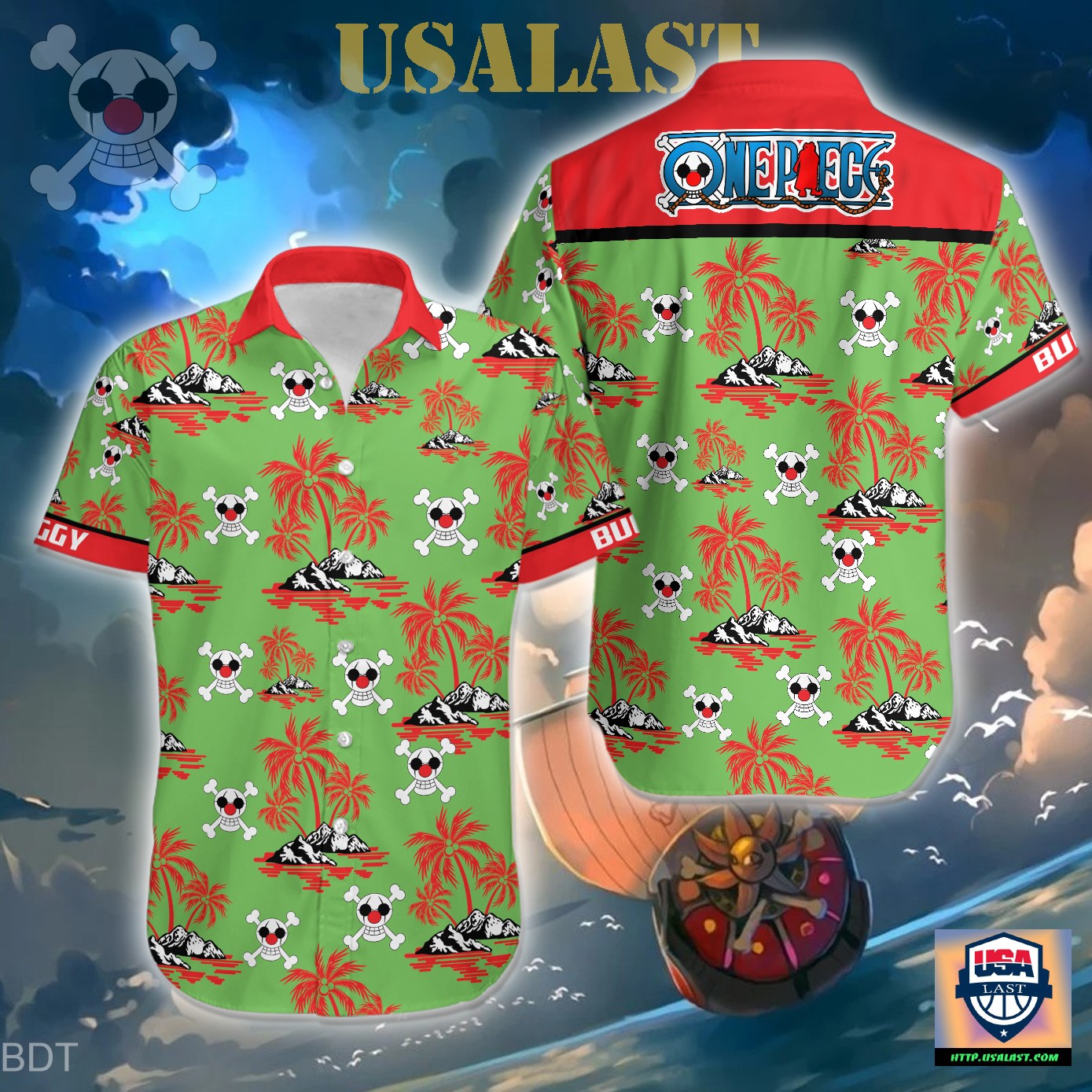 One Piece Buggy Hawaiian Shirt – Usalast