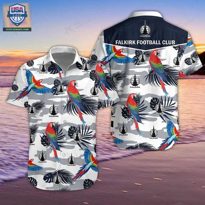 Falkirk F.C Parrot Hawaiian Shirt – Usalast