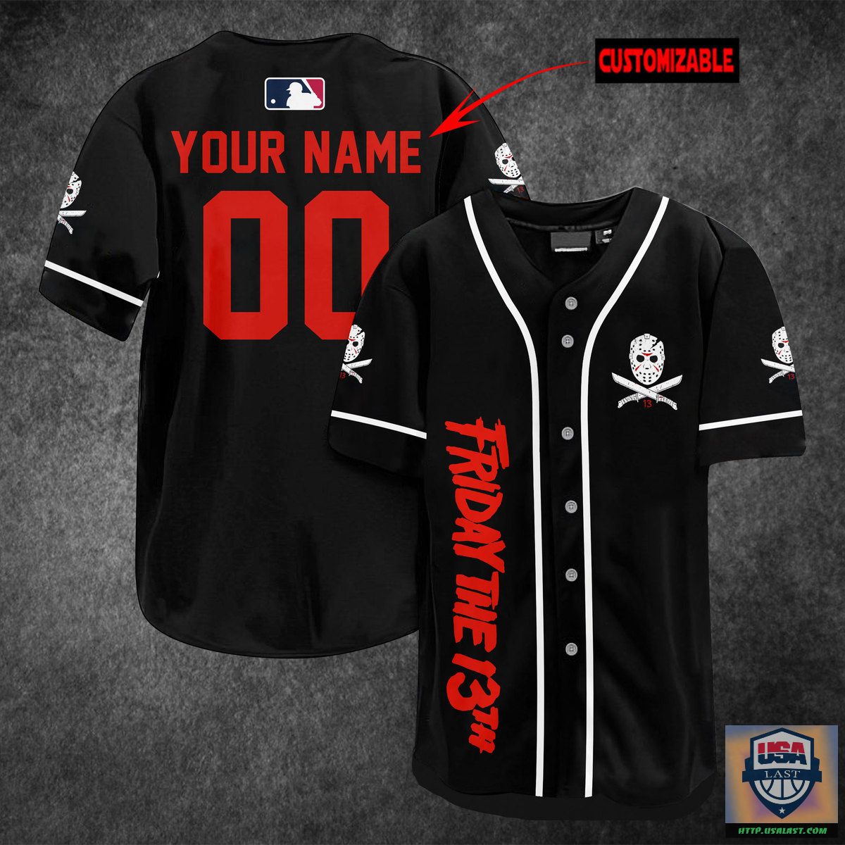 OFFICIAL Friday the 13th Personalized Baseball Jersey Shirt - Usalast