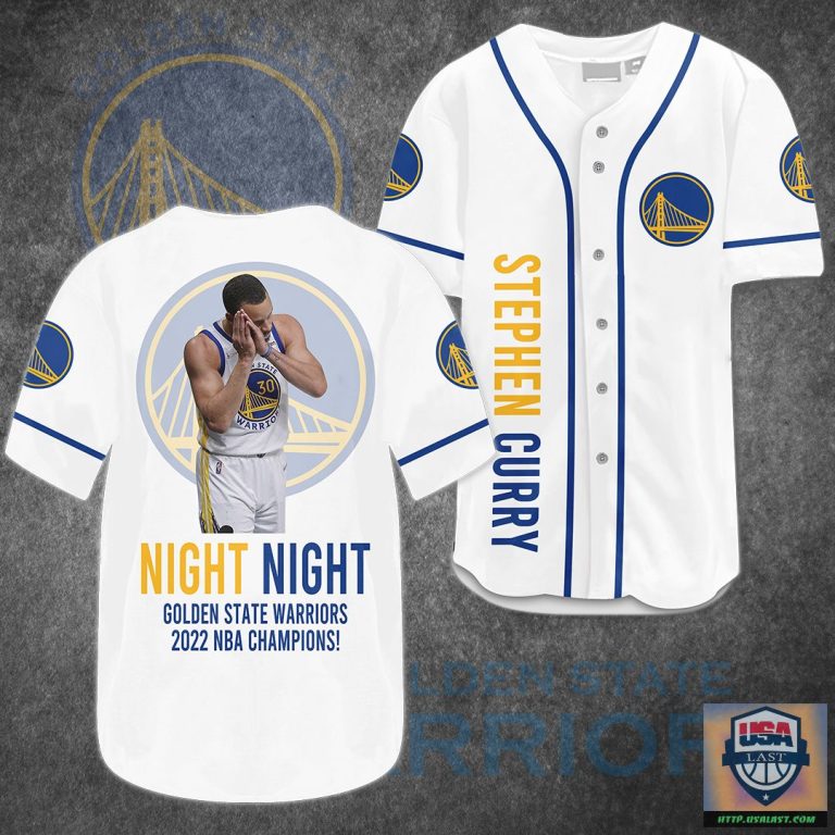 OFFICIAL Stephen Curry GSW 2022 NBA Champions Baseball Jersey Shirt ...