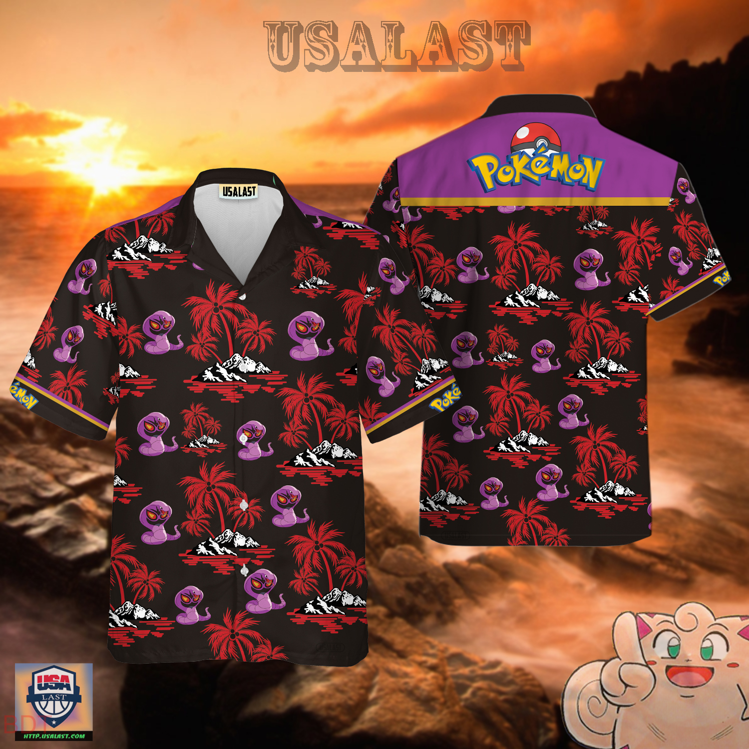 Arbok Pokemon Hawaiian Shirt – Usalast
