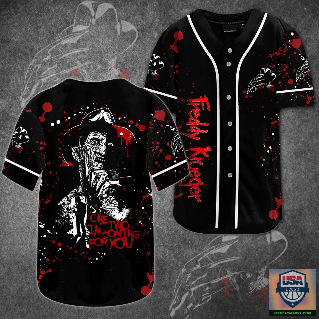 Freddy Krueger One Two I’m Coming For You Baseball Jersey – Usalast