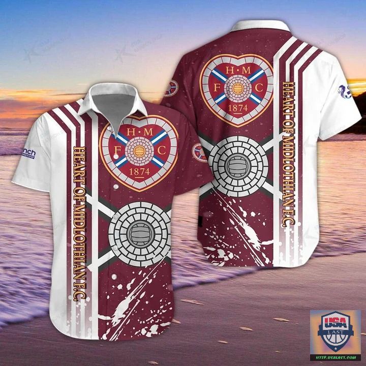 Heart of Midlothian F.C. Bleach Hawaiian Shirt – Usalast