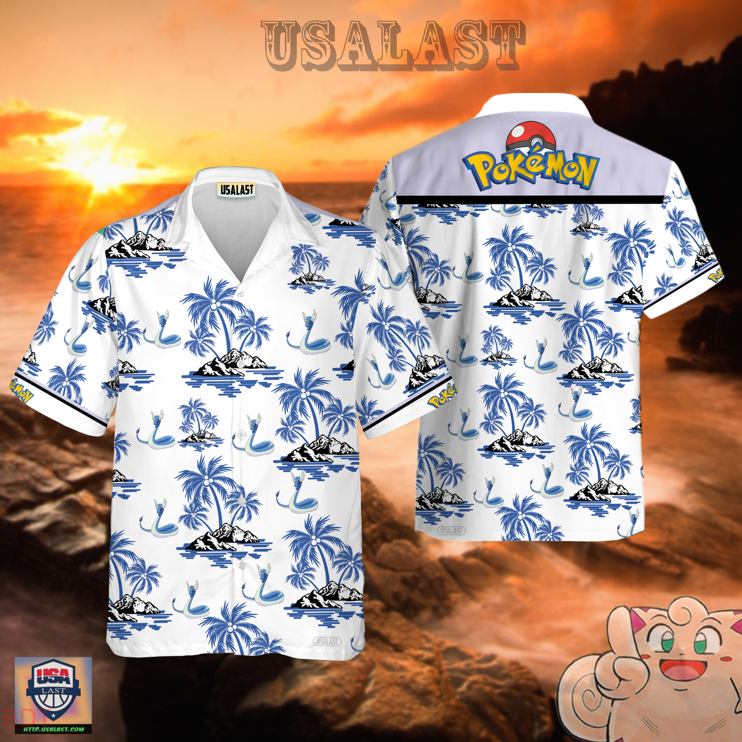 Dragonair Pokemon Hawaiian Shirt – Usalast