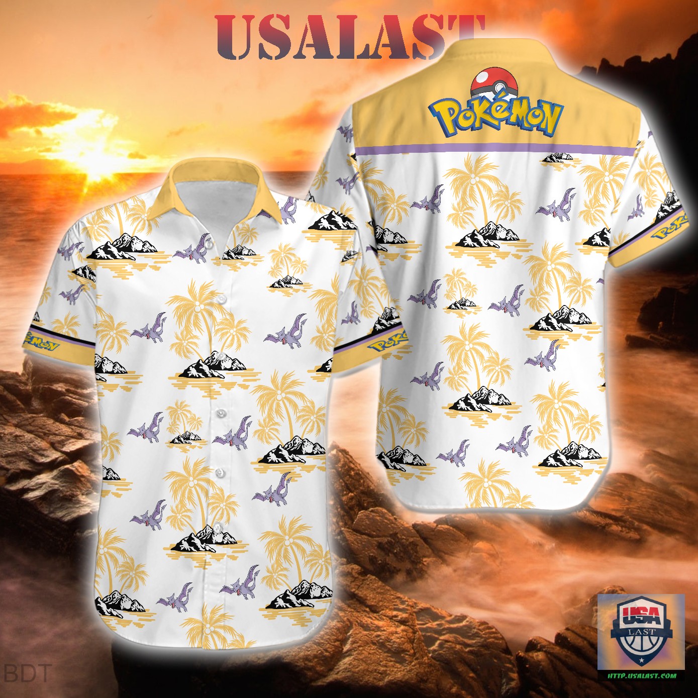 Aerodactyl Pokemon Hawaiian Shirt – Usalast