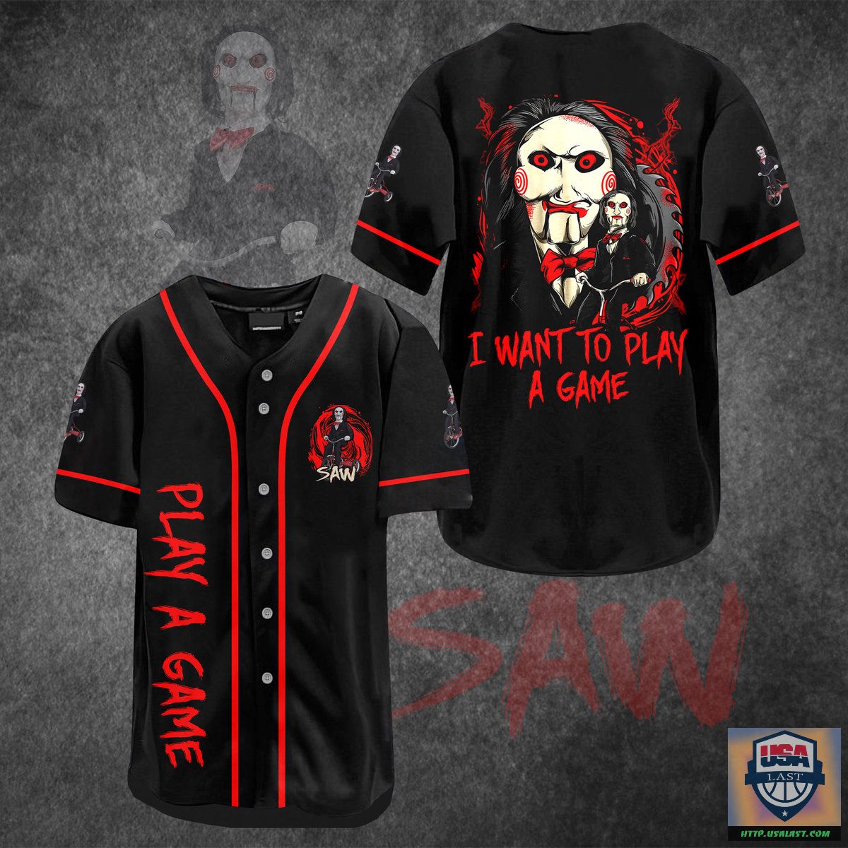 Saw I Want To Play A Game Baseball Jersey Shirt – Usalast