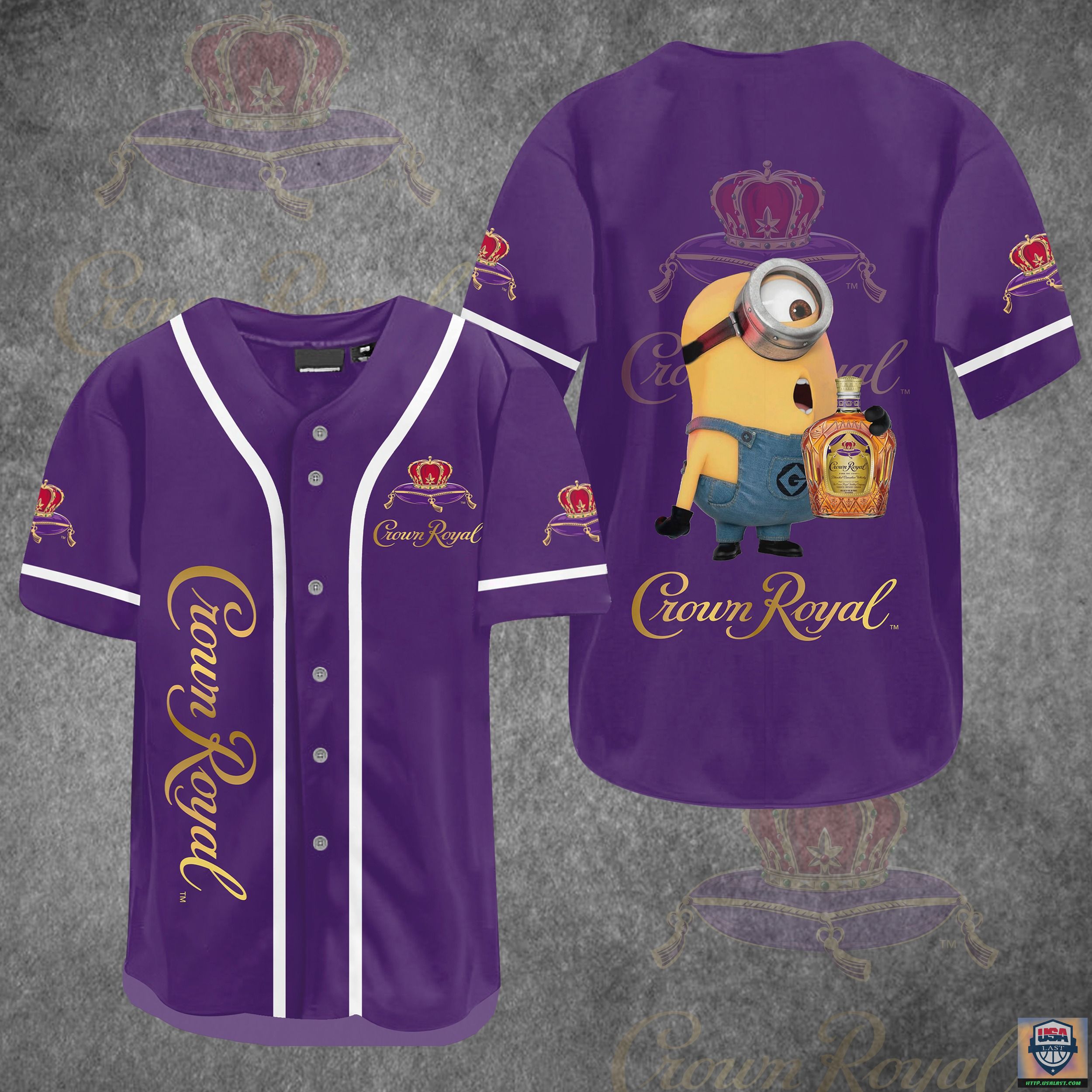 Minions And Crown Royal Baseball Jersey Shirt – Usalast