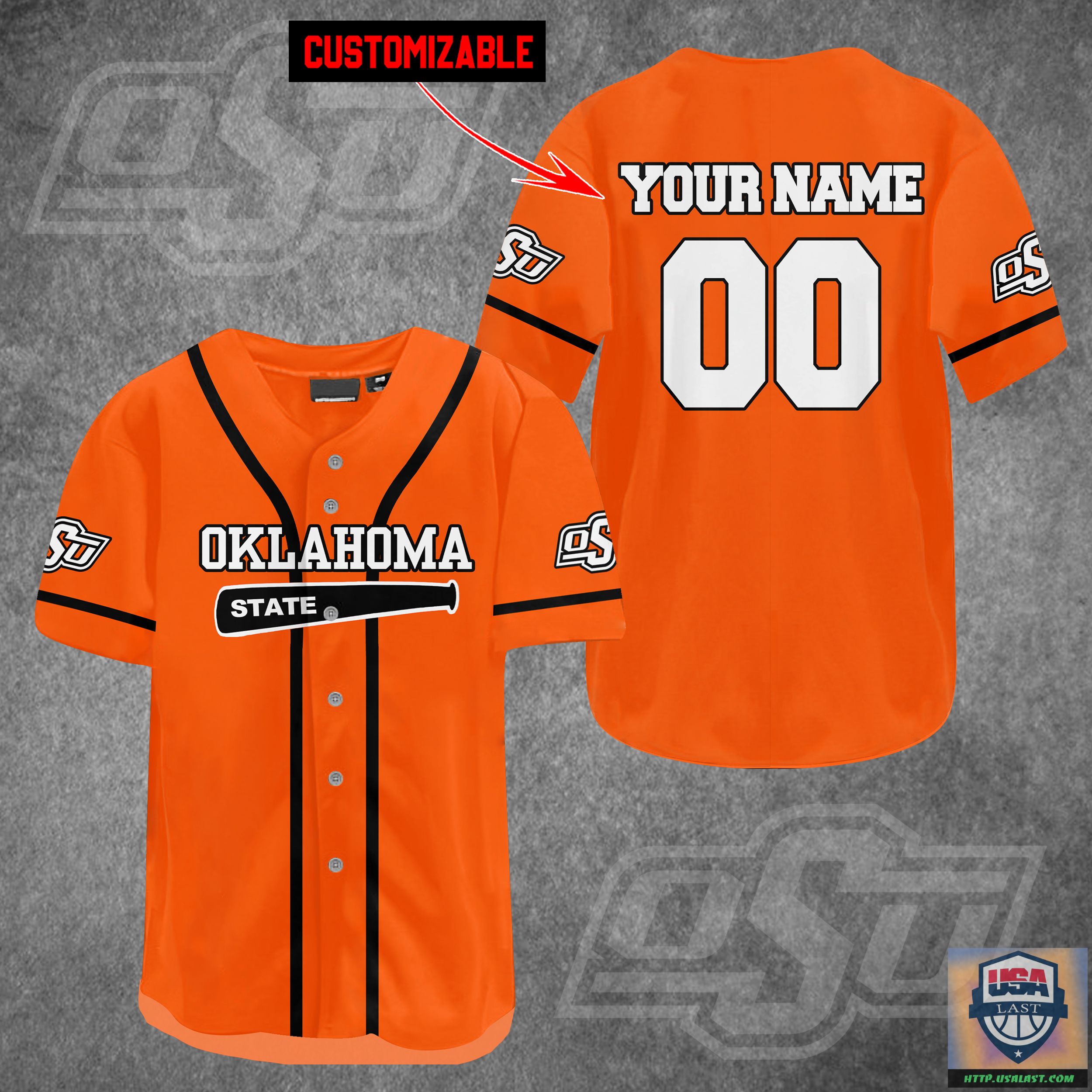 Oklahoma State Cowboys Personalized Baseball Jersey Shirt – Usalast