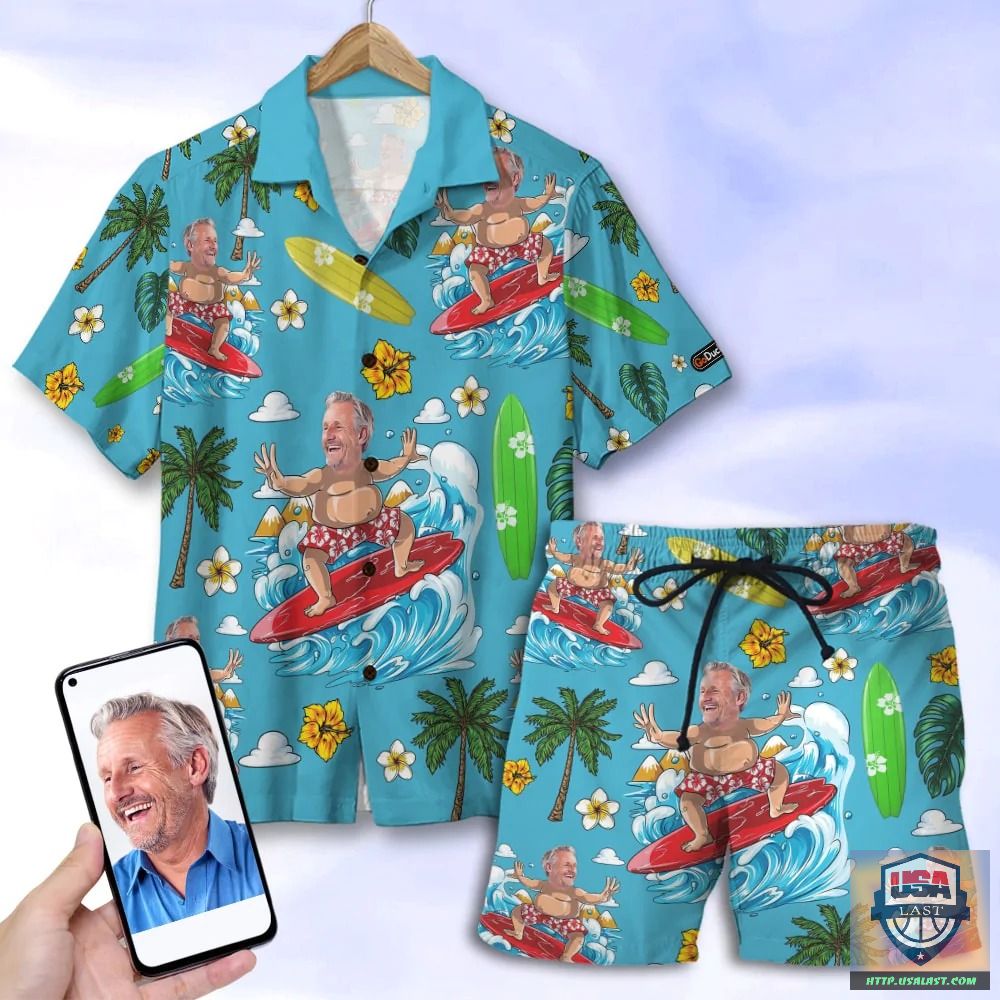Personalized Surfing Hawaiian Shirt And Men Beach Shorts – Usalast