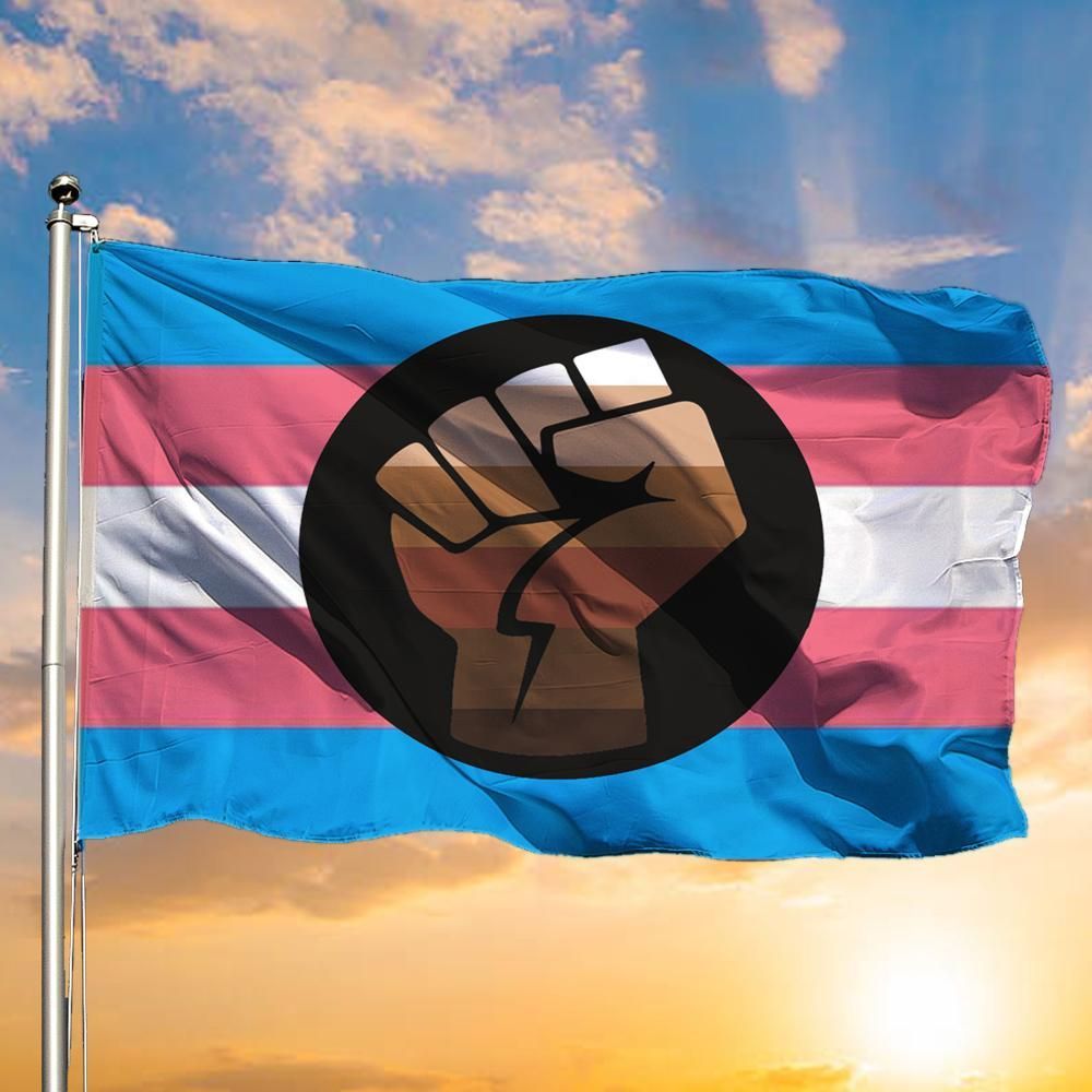 LGBT Blue Pink White Transgender Flag – Hothot