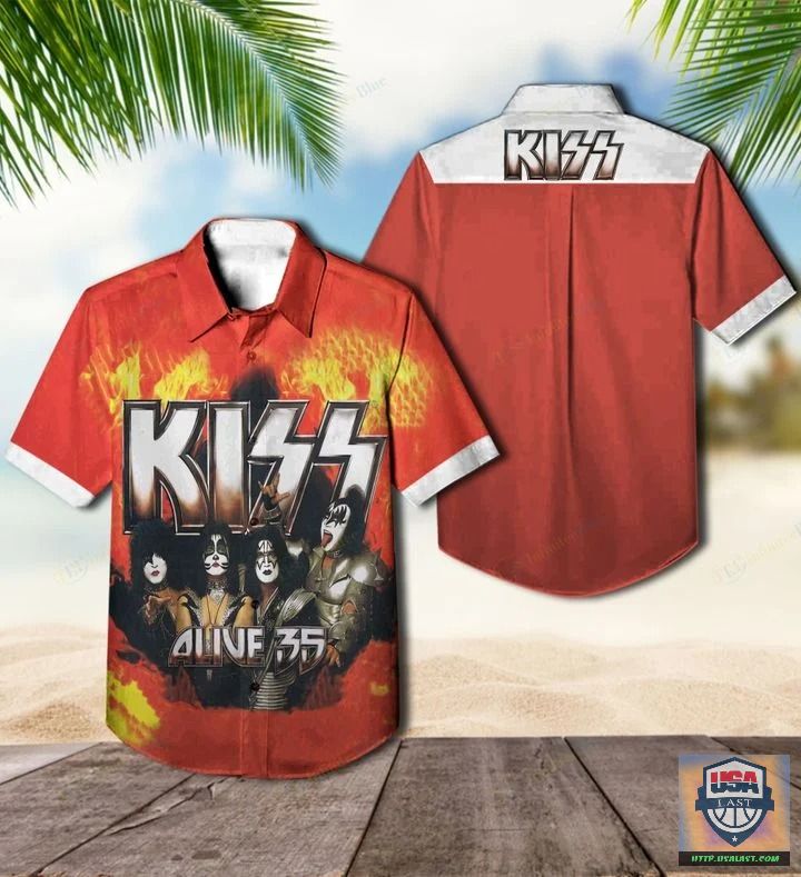KISS Alive 35 Album Cover Hawaiian Shirt | Usalast