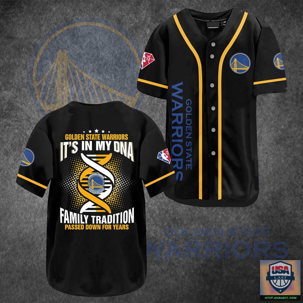 Golden State Warriors It’s In My DNA Baseball Jersey Shirt – Usalast
