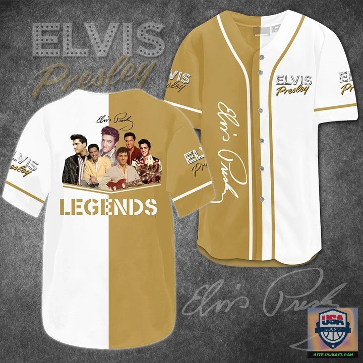 Elvis Presley Legends Baseball Jersey Shirt – Usalast