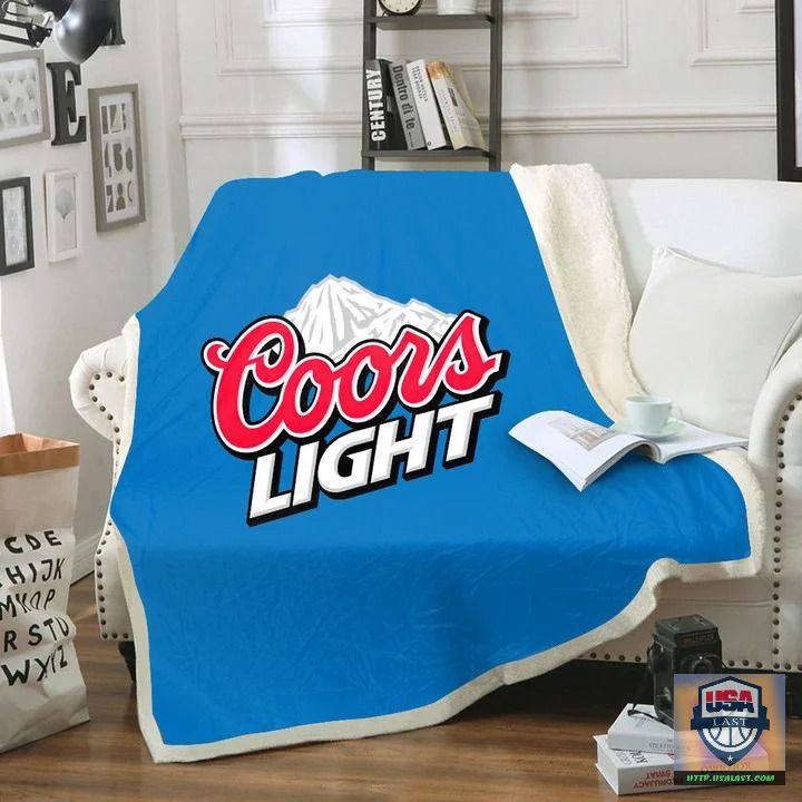 Coors Light Soft Blanket, Woven Blanket – Usalast