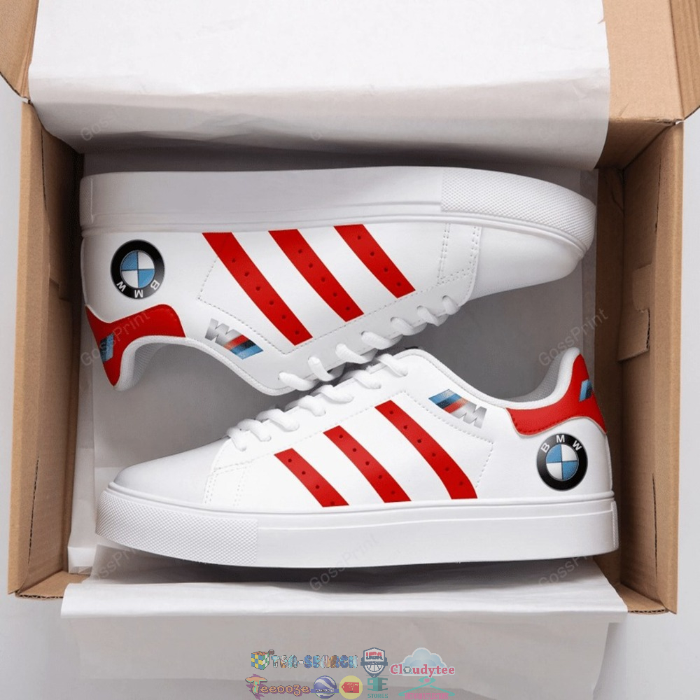 BMW Red Stripes Stan Smith Low Top Shoes – Saleoff