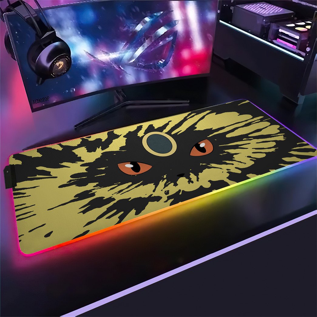 Umbreon Face Tiedye RGB Led Mouse Pad – Usalast