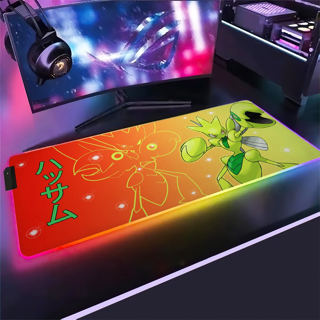 Shiny Scizor RGB Led Mouse Pad – Usalast