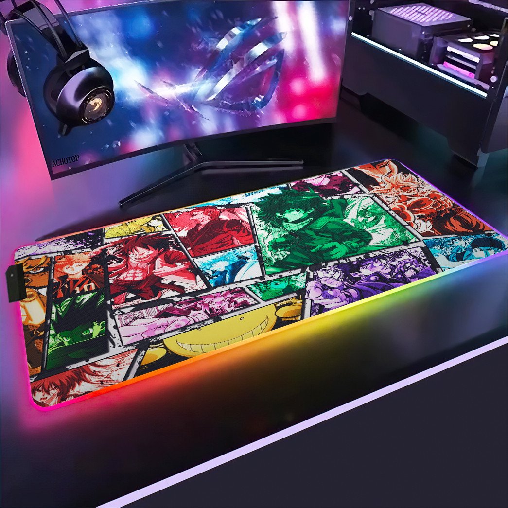 All Characters RGB Led Mouse Pad – Usalast