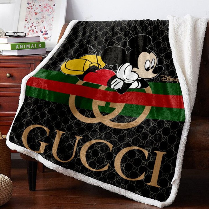 Gucci Disney Mickey Luxury Brand 10 Fleece Blanket – Usalast