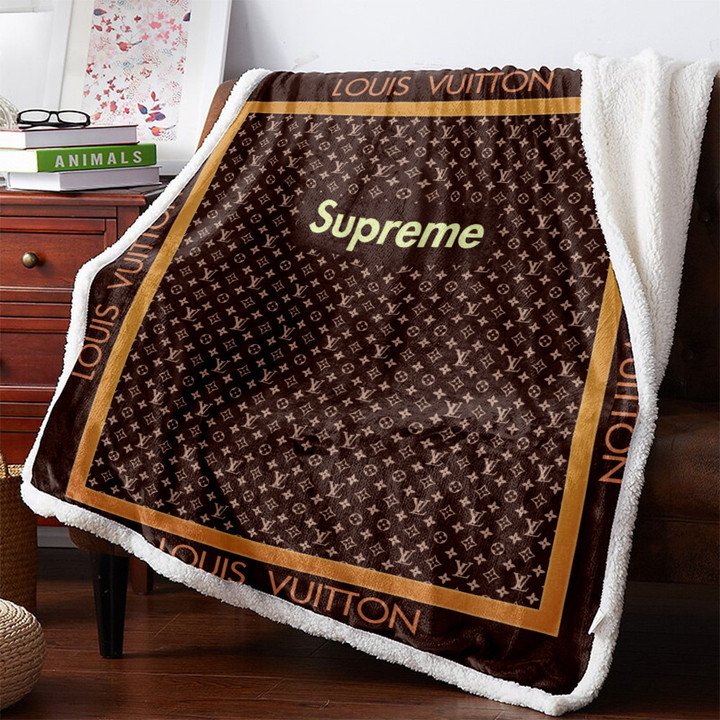 Louis Vuitton Supreme Luxury Fleece Blanket Original 168 – Usalast
