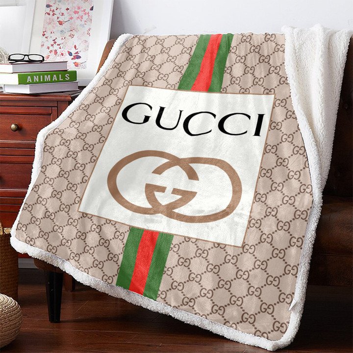 Gucci Luxury Brand Inspired 3D Customized Fleece Blanket – Usalast