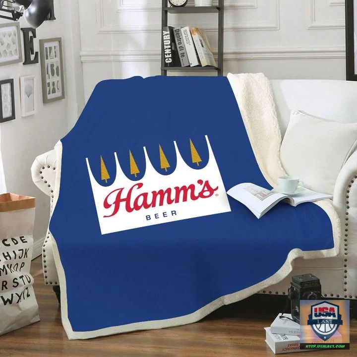 Hamm’s Beer Soft Blanket, Woven Blanket – Usalast
