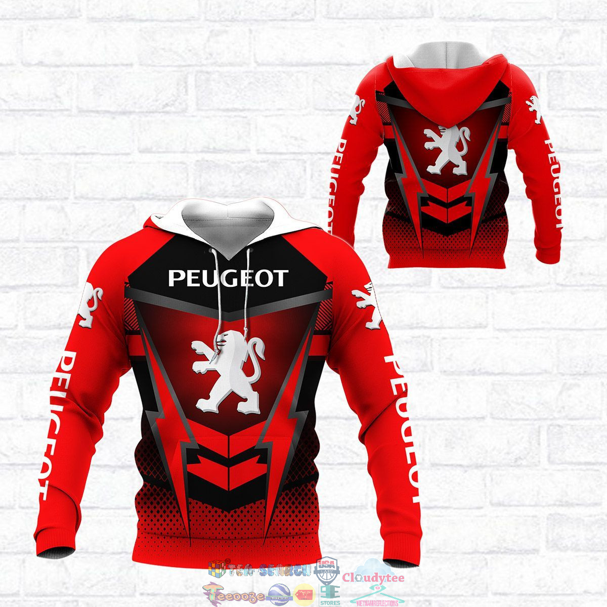 Peugeot ver 5 3D hoodie and t-shirt- Saleoff