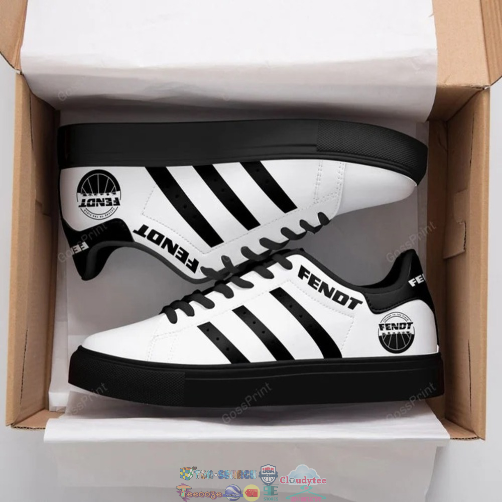 Fendt Black Stripes Style 1 Stan Smith Low Top Shoes – Saleoff