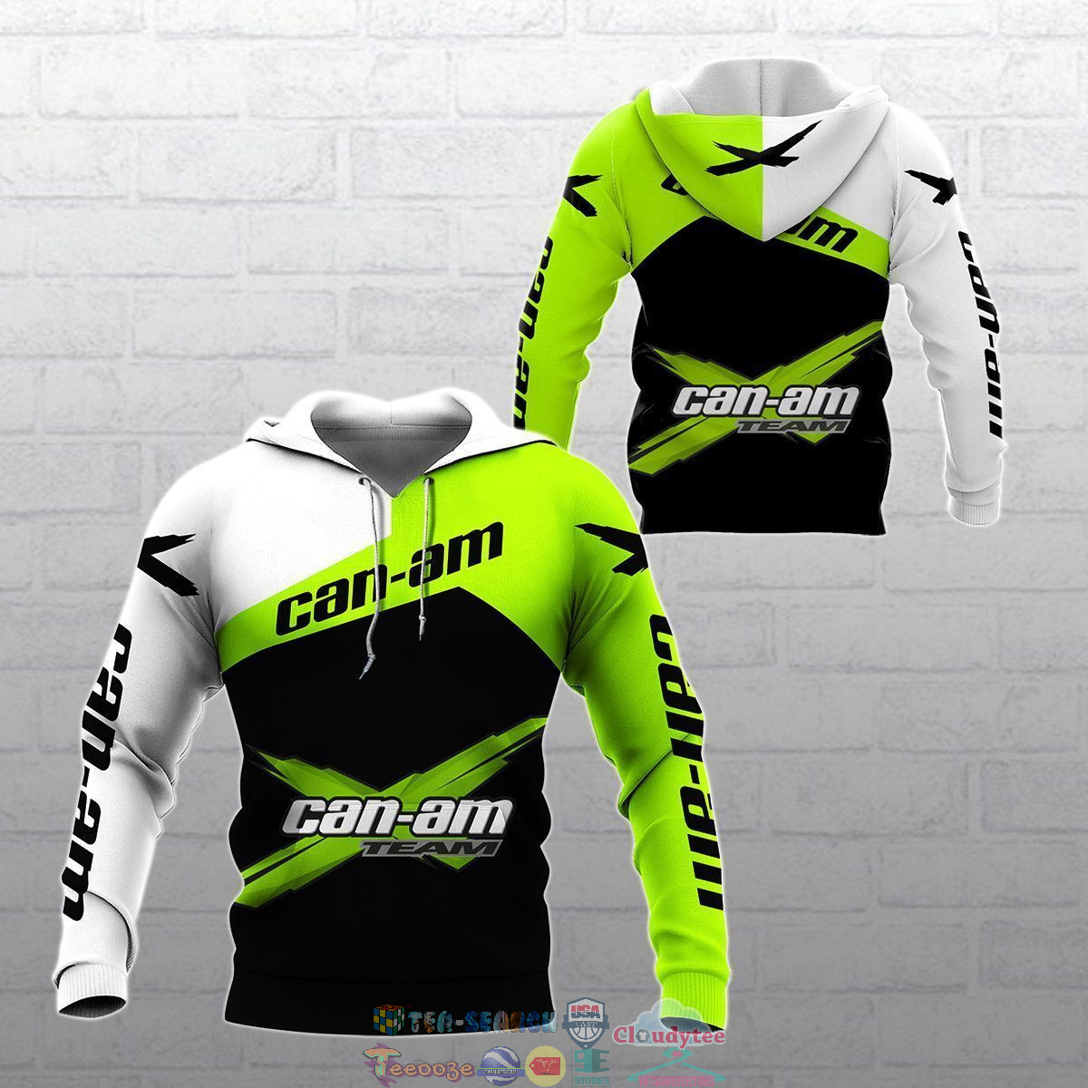 Can-Am Team ver 3 3D hoodie and t-shirt- Saleoff