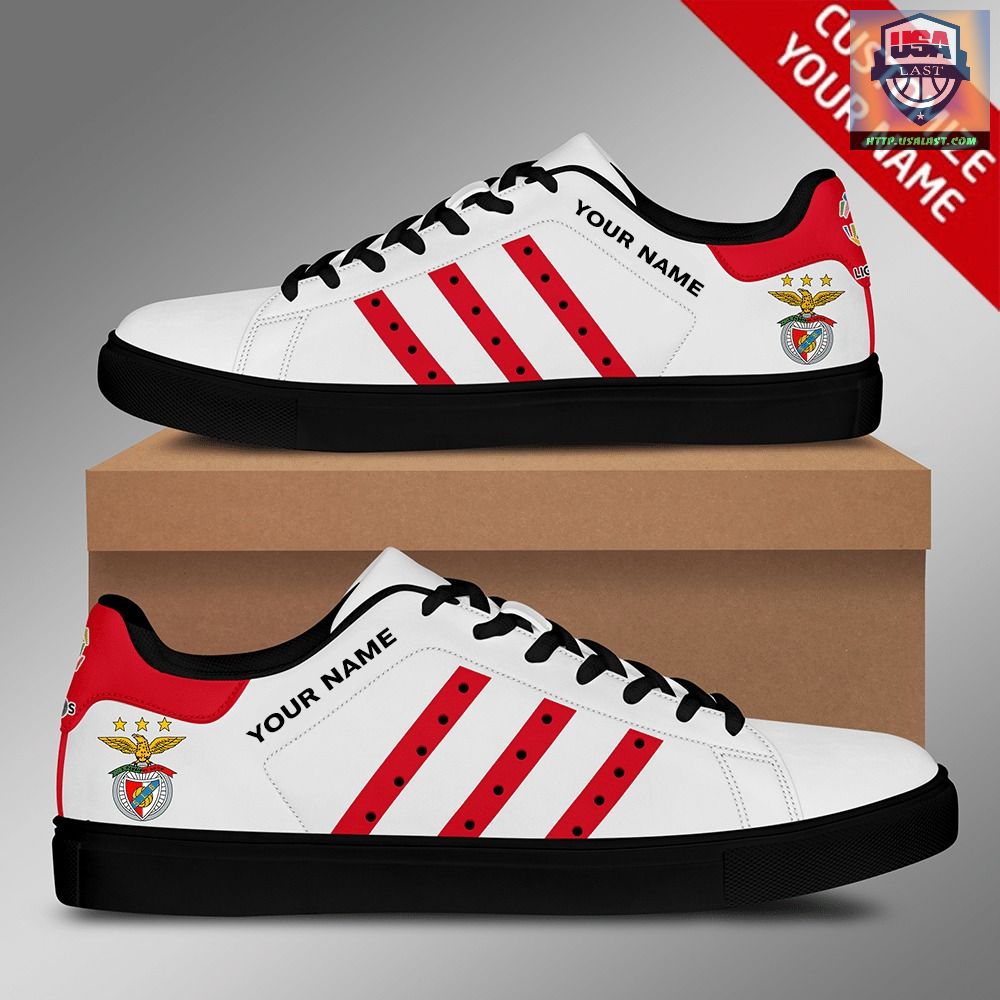 S.L. Benfica Personalized White Stan Smith Shoes – Usalast