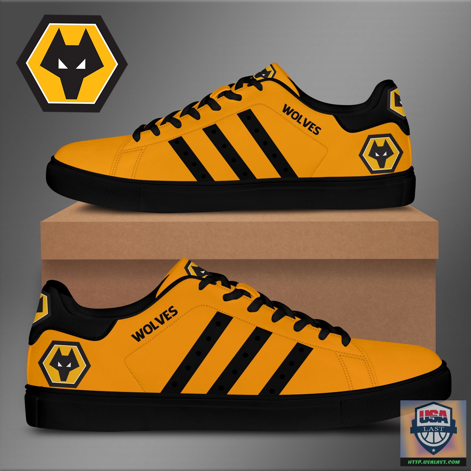 Wolverhampton Wanderers F.C Stan Smith Shoes Model 03 – Usalast