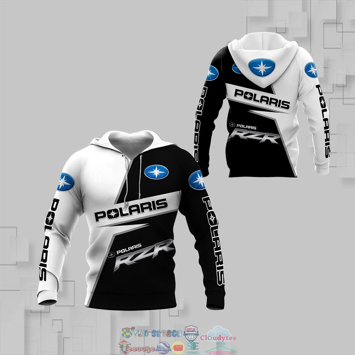 Polaris RZR White 3D hoodie and t-shirt – Saleoff
