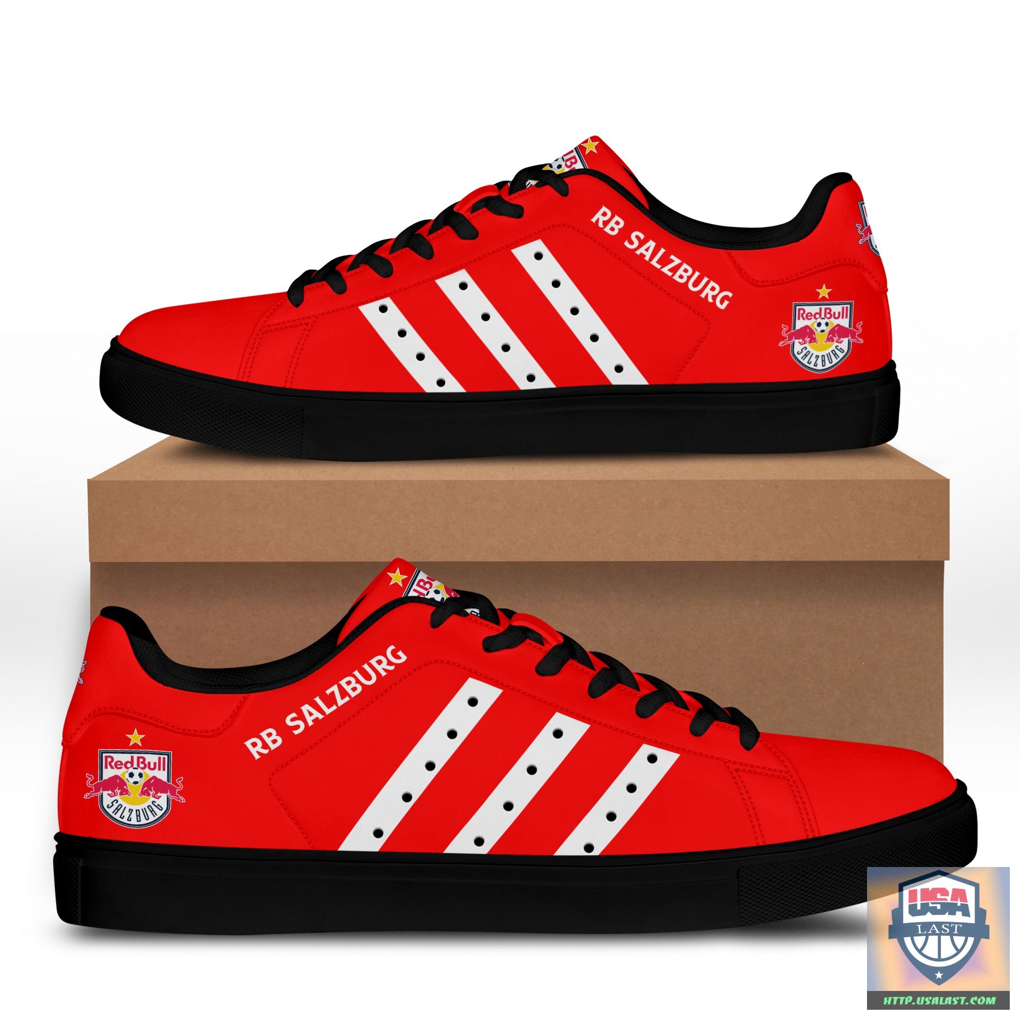 FC Red Bull Salzburg Stan Smith Shoes Red Version – Usalast