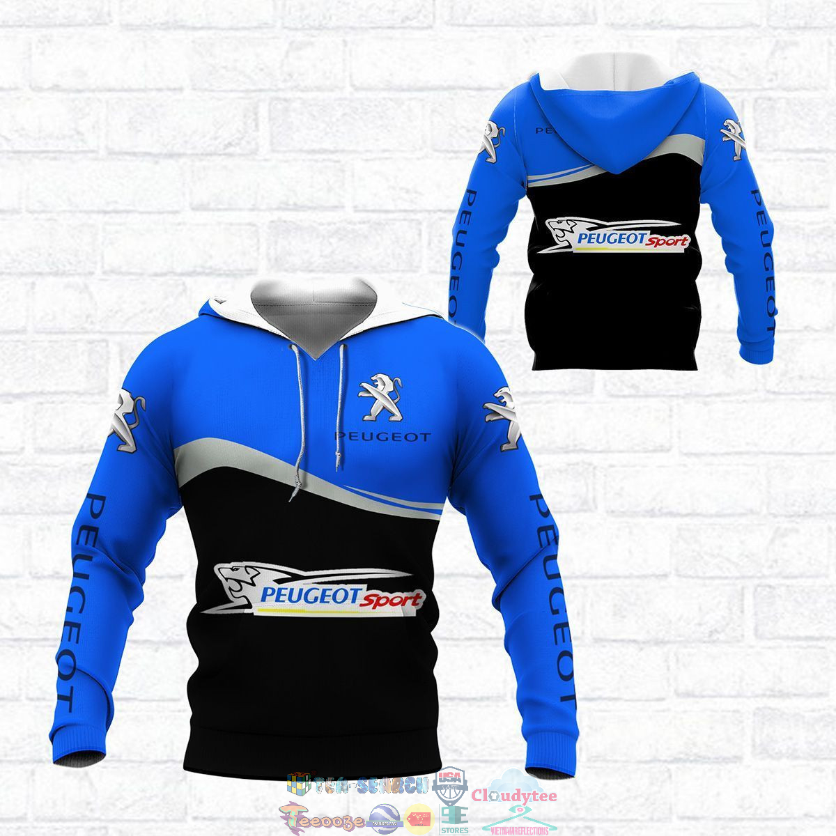 Peugeot Sport ver 1 3D hoodie and t-shirt- Saleoff