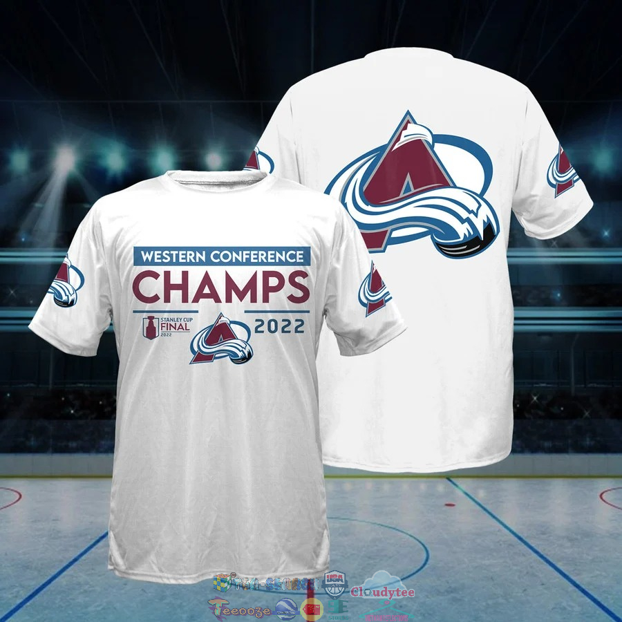 Colorado Avalanche Western Conference Champs 2022 3D Shirt – Saleoff