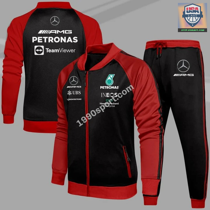 Mercedes Racing Premium Sport Tracksuits 2 Piece Set – Usalast