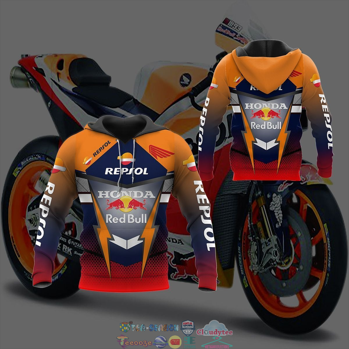 Repsol Honda ver 11 3D hoodie and t-shirt – Saleoff