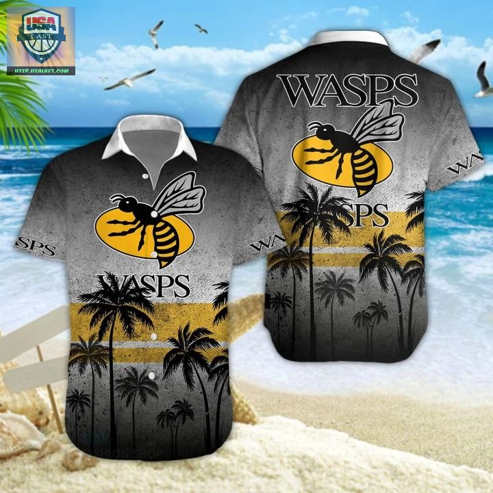 Wasps RFC Palm Tree Hawaiian Shirt – Usalast