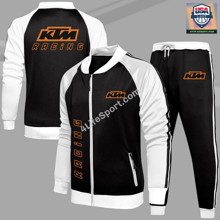 KTM Racing Premium Sport Tracksuits 2 Piece Set – Usalast