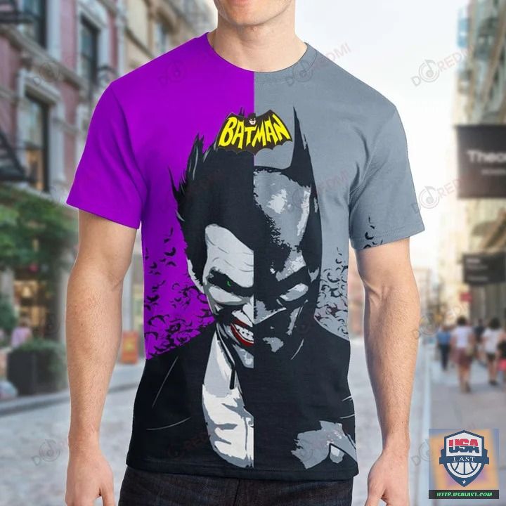 Batman Joker Half Face 3D All Over Print Shirt – Usalast