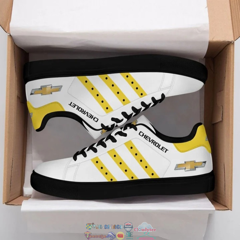 Chevrolet Yellow Stripes Stan Smith Low Top Shoes – Saleoff