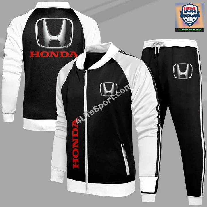 Honda Premium Sport Tracksuits 2 Piece Set – Usalast