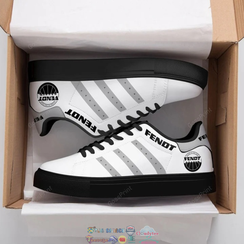Fendt Grey Stripes Stan Smith Low Top Shoes – Saleoff